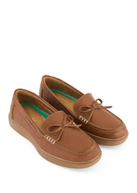 Andrea Women's Bow Detail Loafer in brown - women's flats - view 4