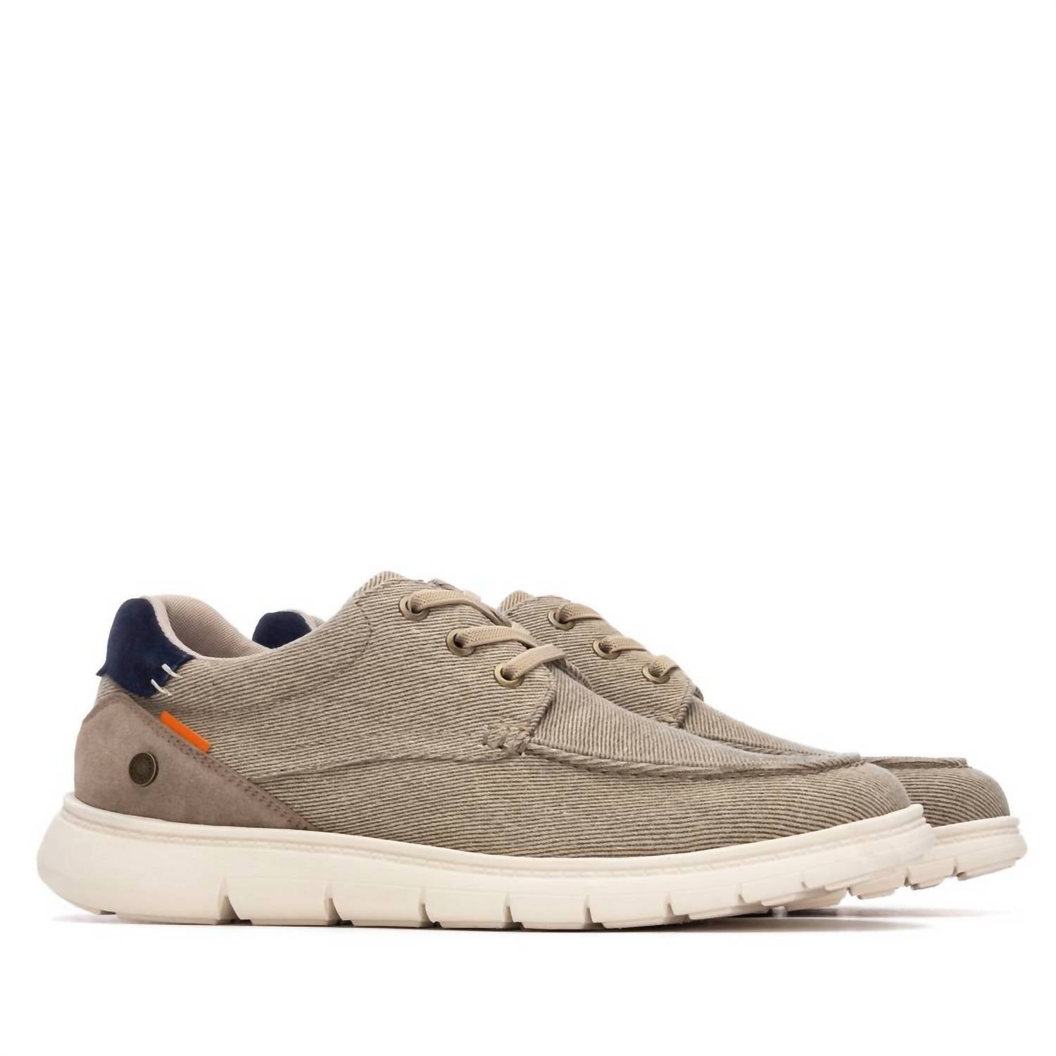 Xti Men's Ultra Light Comfort Boat Shoes in taupe - men's shoe - view 4