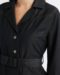 Ciebon - Franny Denim Button Down Mini Dress