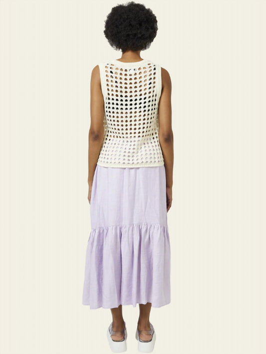 Find Me Now - Mela Oversized Crochet Vest Top