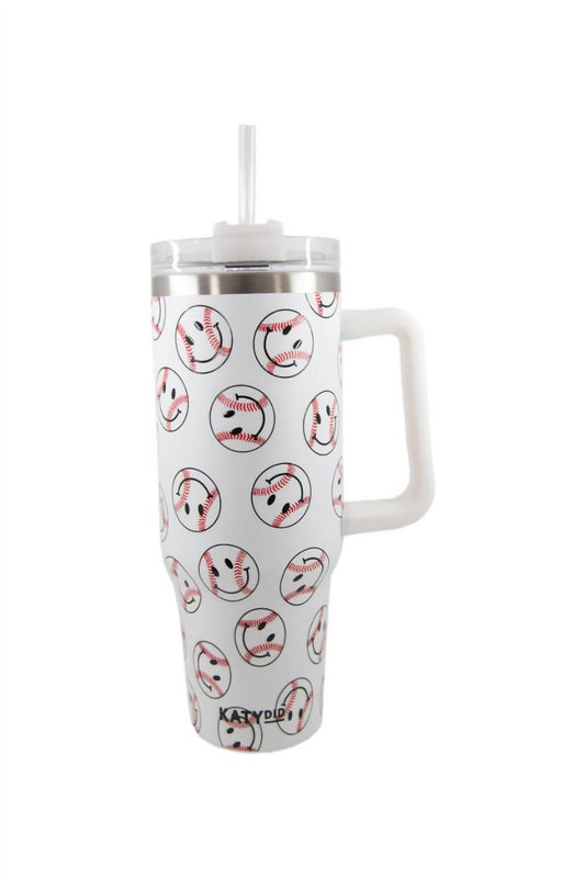 Katydid - Baseball Happy Faces Tumbler Cup