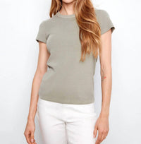 Charlie B - Tencel Ribbed Crew Neck T-shirt