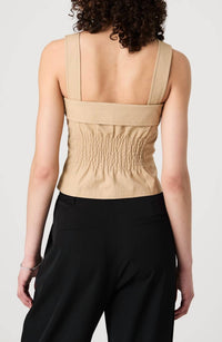 French Connection - Double Breasted Cotton Top
