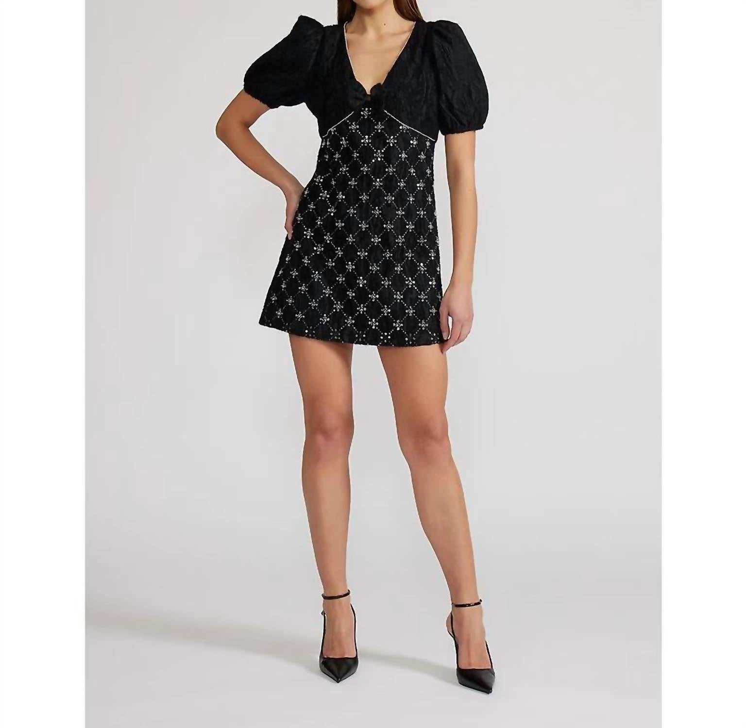 Lucy Paris - Samira Embellished Dress