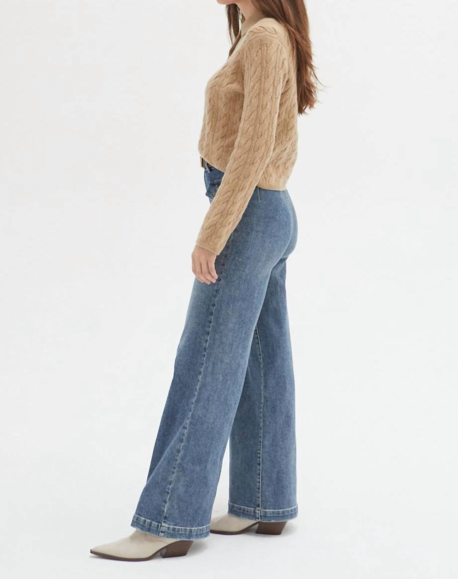 Oliver Logan - Campell High Rise Front Pocket Jeans