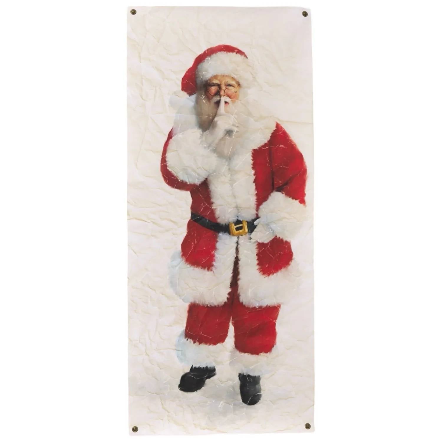 Tradecie - Shhhh Santa Crinkled Paper Art