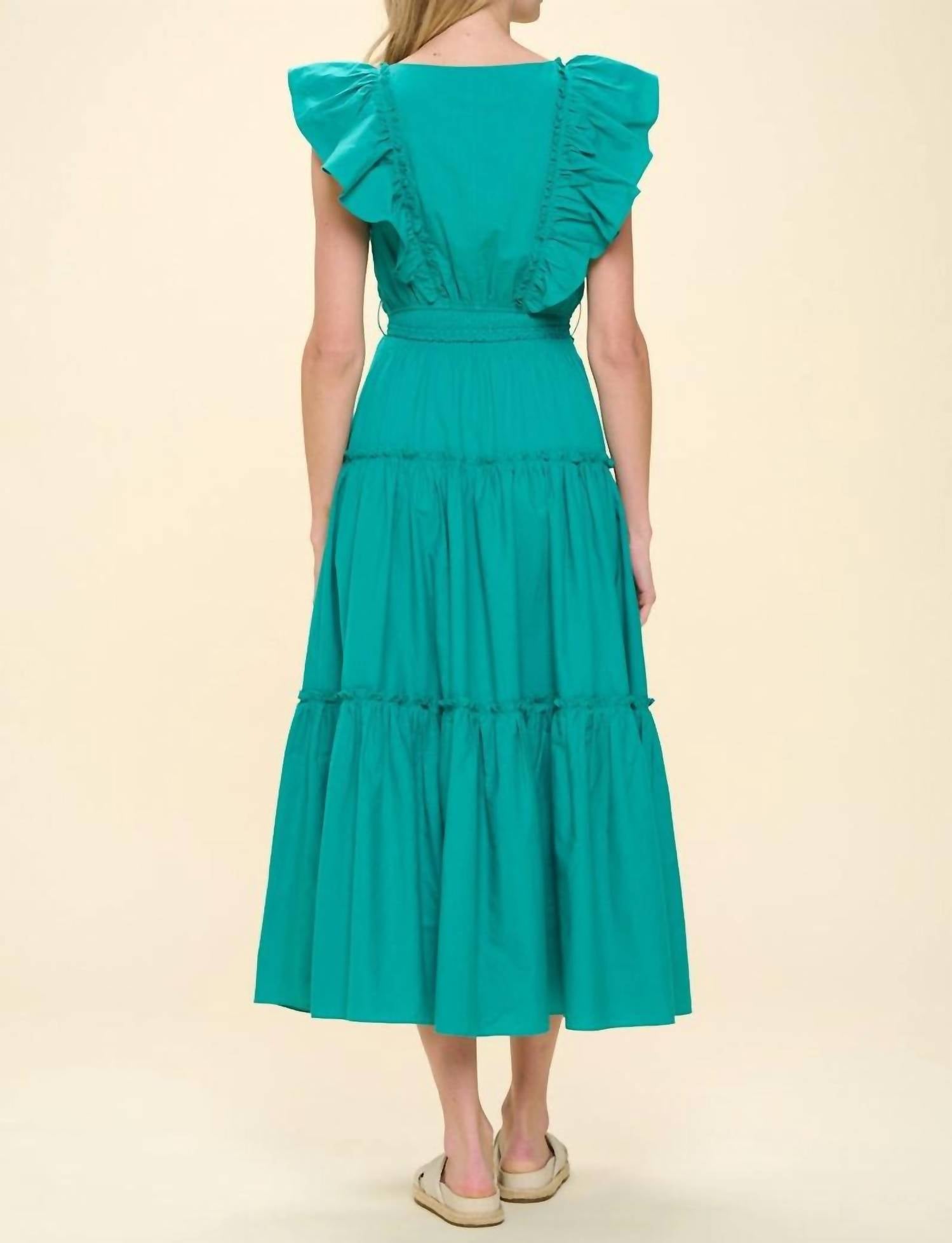 Pinch - Sleeveless Tiered Maxi Dress