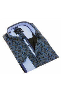 Eight X - Paisley Button Down Shirt With Trim