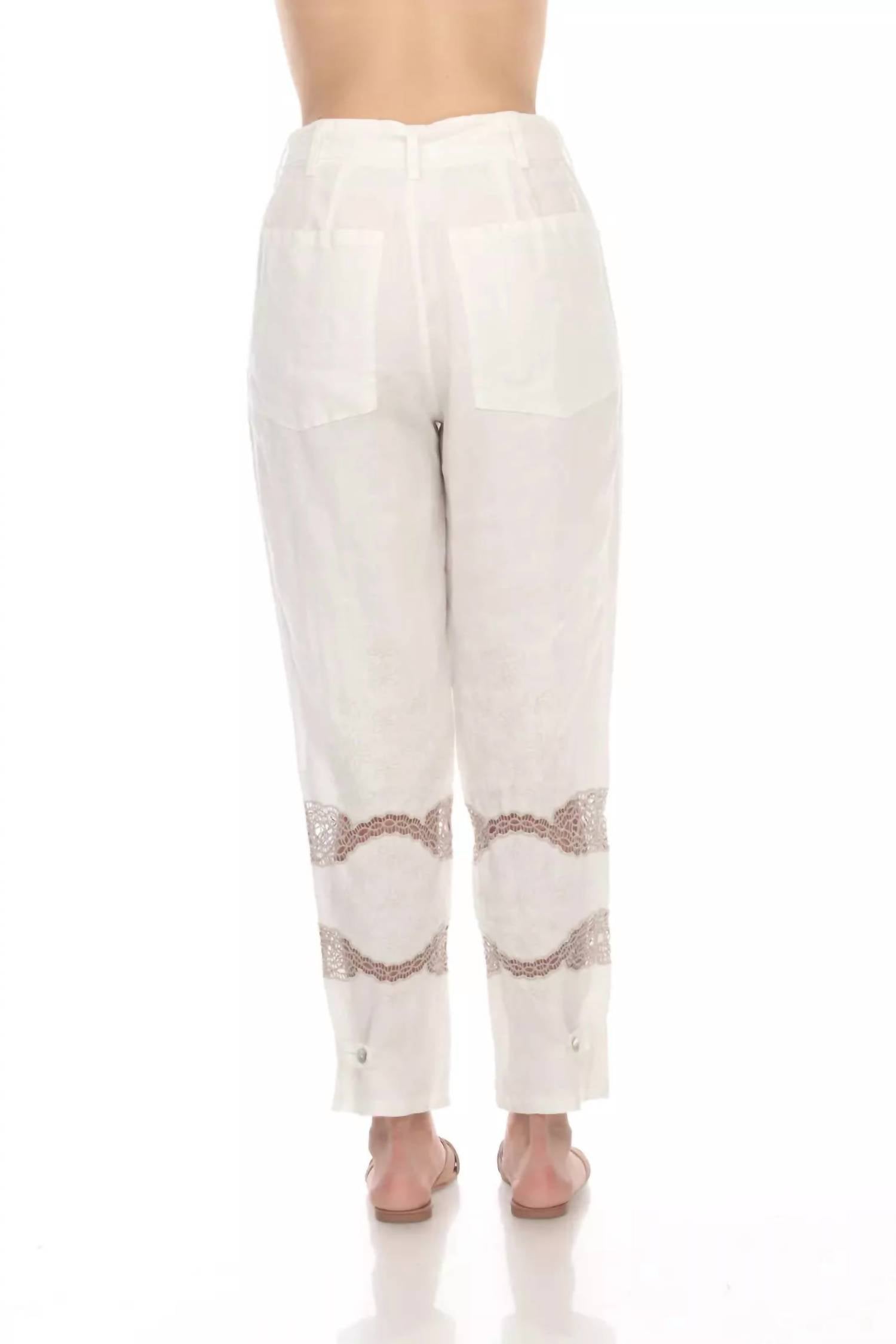 Johnny Was - Antique Highwaist Straight Leg Pants