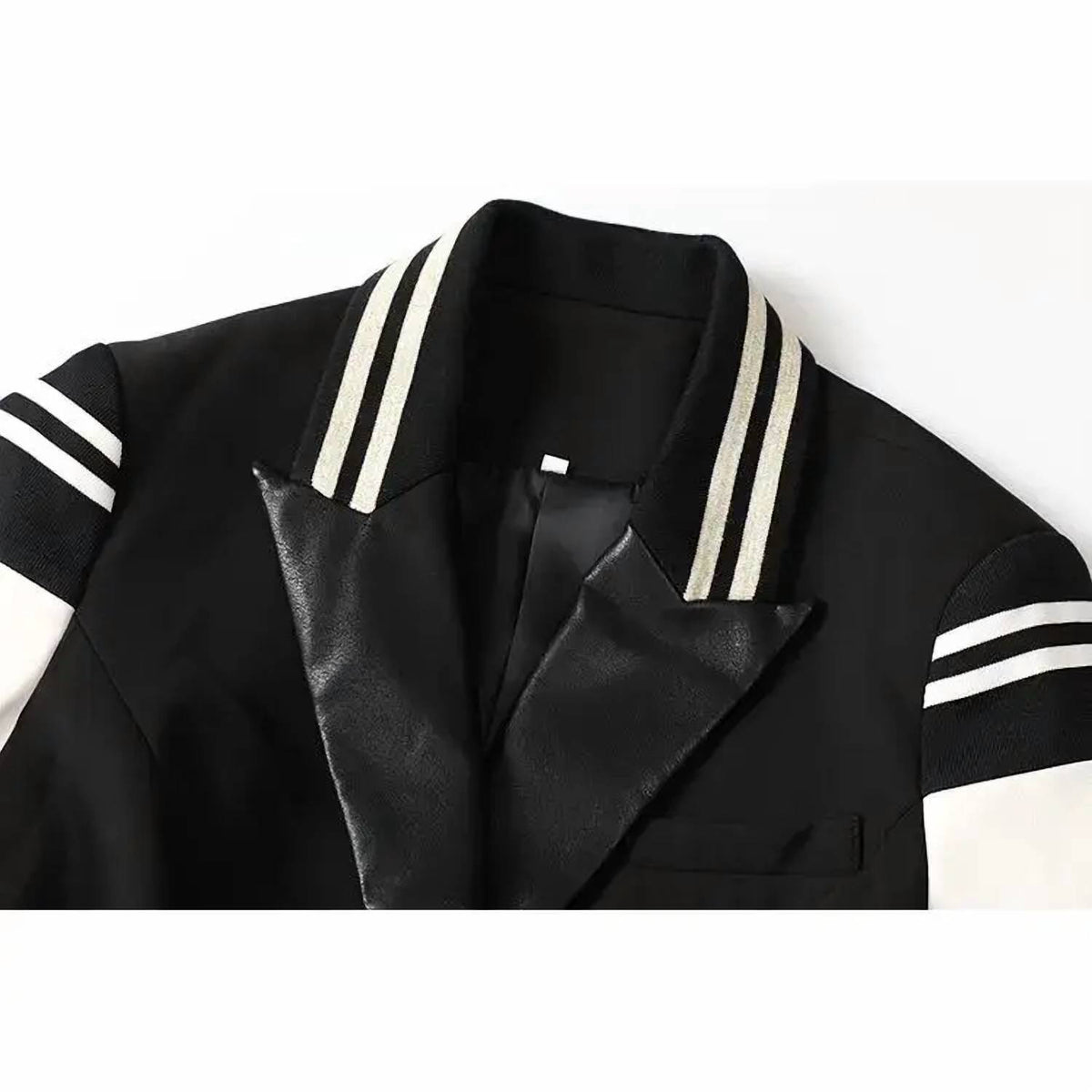 Productseeker - Women's Varsity Vegan Leather Jacket