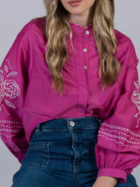 Cape Cove - Camellia Silk Cotton Blouse