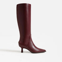 Circus by Sam Edelman Women's Yulia Knee High Boots in chianti leather - women's shoe - detail view