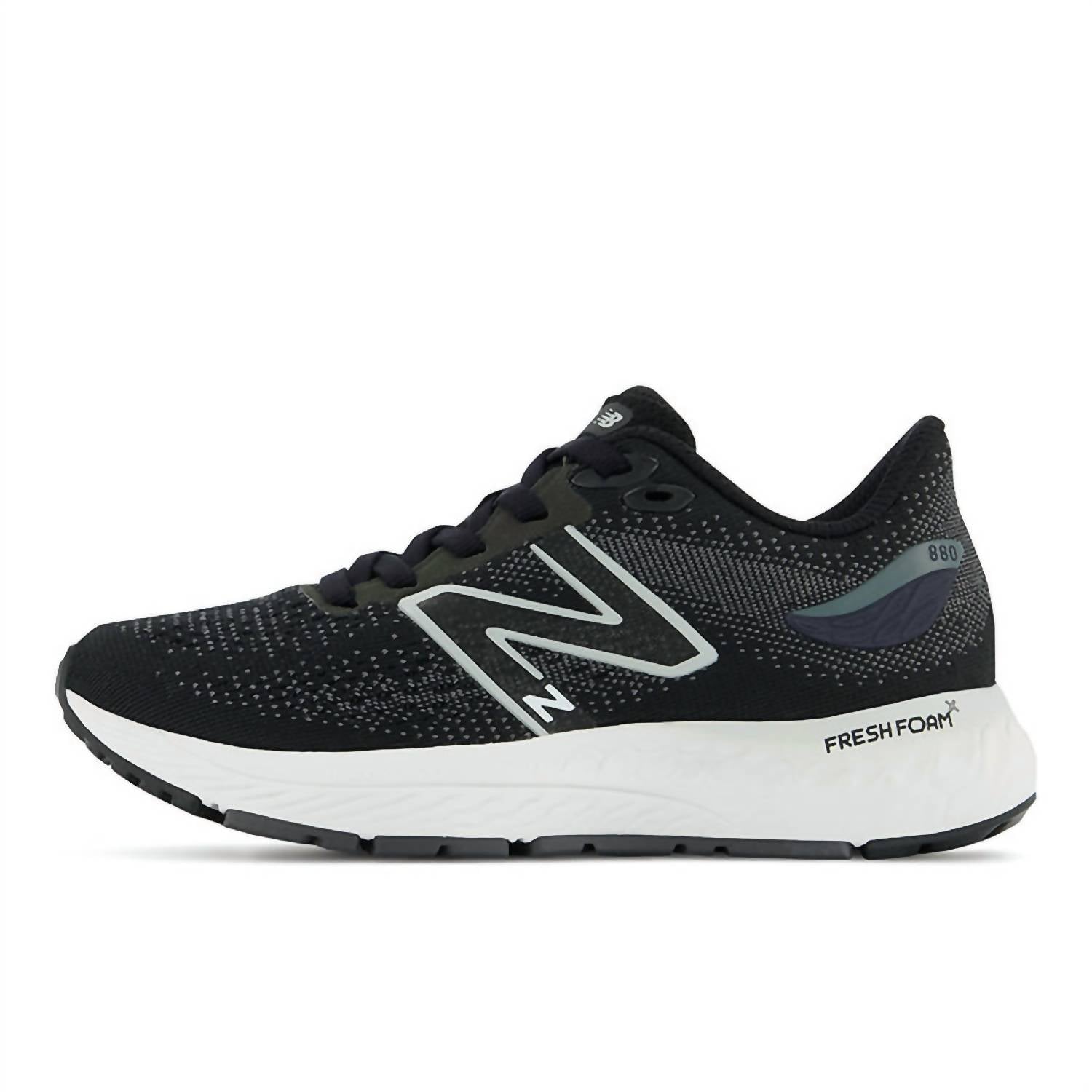 New Balance Kids Fresh Foam X 880 V12 Sneakers in black spring tide ocean grey - kids' sneaker - view 4
