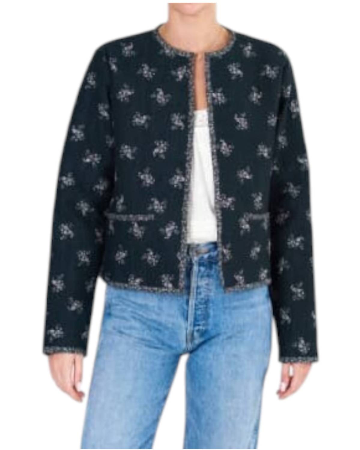 M.A.B.E. - Vivi Print Quited Jacket
