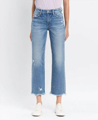 Vervet By Flying Monkey - Victoria High Rise Stretch Straight Jeans