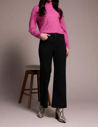 TRIBAL Comfort Stretch Wide Leg Pants in black - women's pants