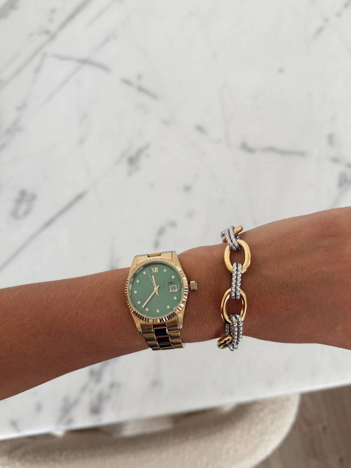 Chansuttpearls - The Parker Statement Bracelet