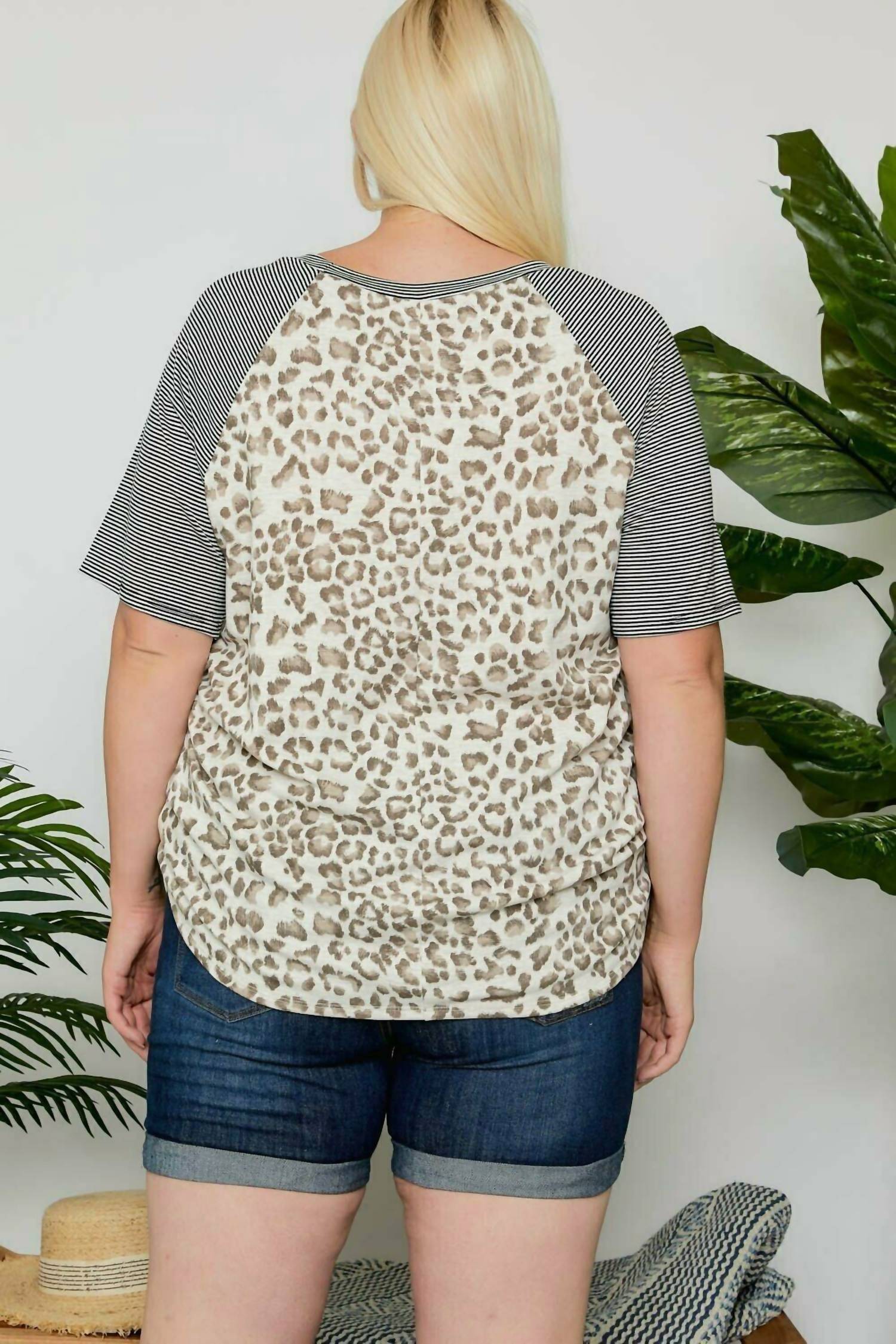 Short Sleeve Plus Top