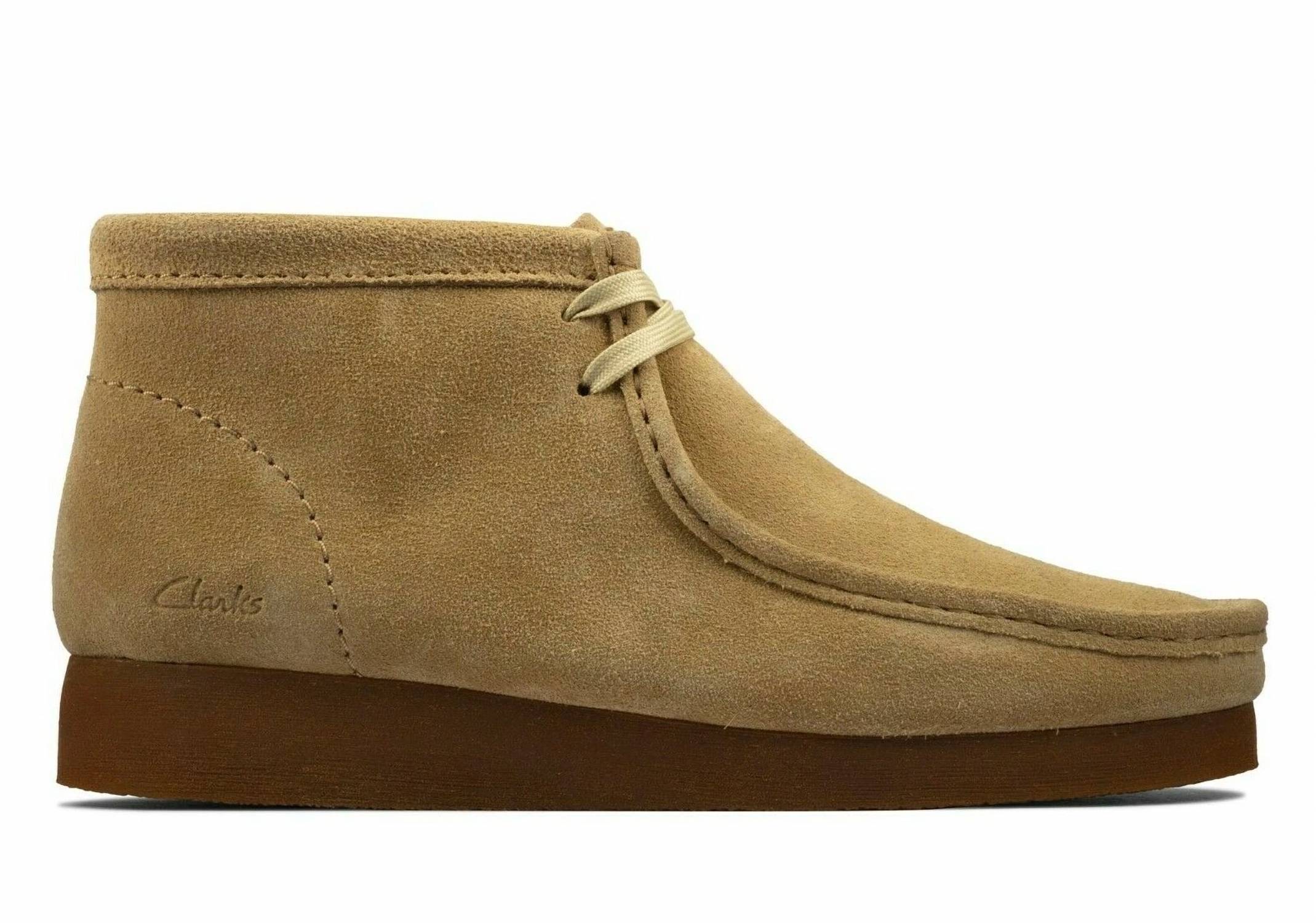 Clarks Men's Wallabee Boots in maple - men's boots - alternate view