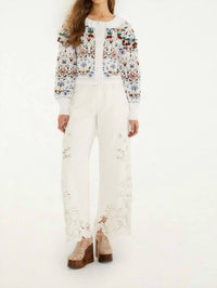 Farm Rio - Stitched Garden Anika Cardigan