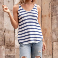 Wooden Ships - Willow Striped Tank Top