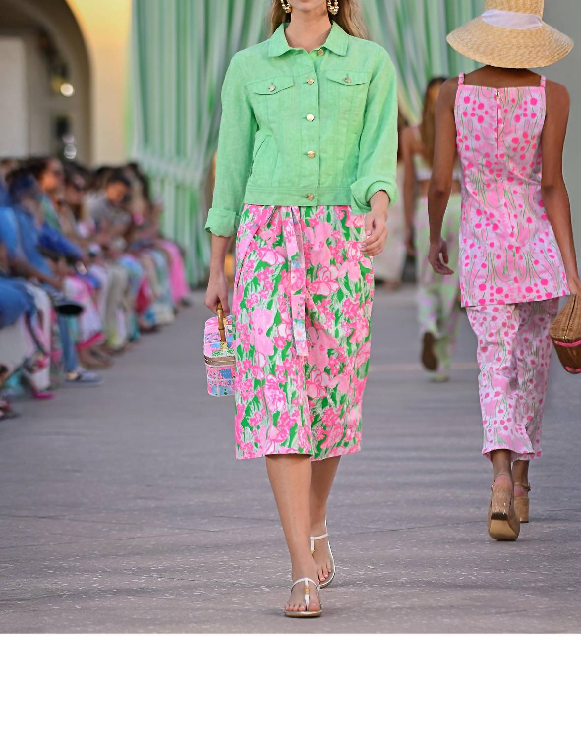 Lilly Pulitzer Seaspray Linen Jacket in jackfruit - women's jacket - view 5