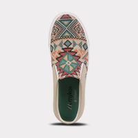 Mykos Women's Pipers Slip-on Shoe in taupe multi - women's sneaker - view 7