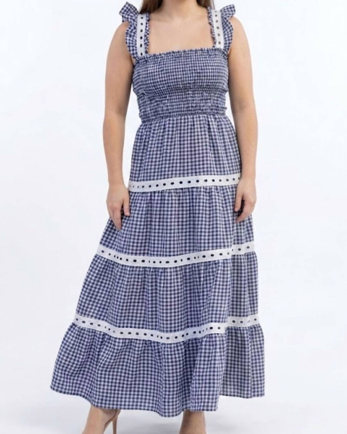 Blue B - Midnight Picnic Smocked Maxi Dress