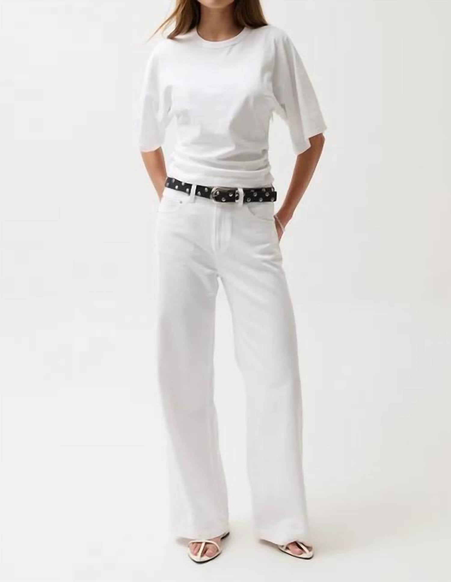 Pistola - Jadyn Mid Rise Palazzo Jeans