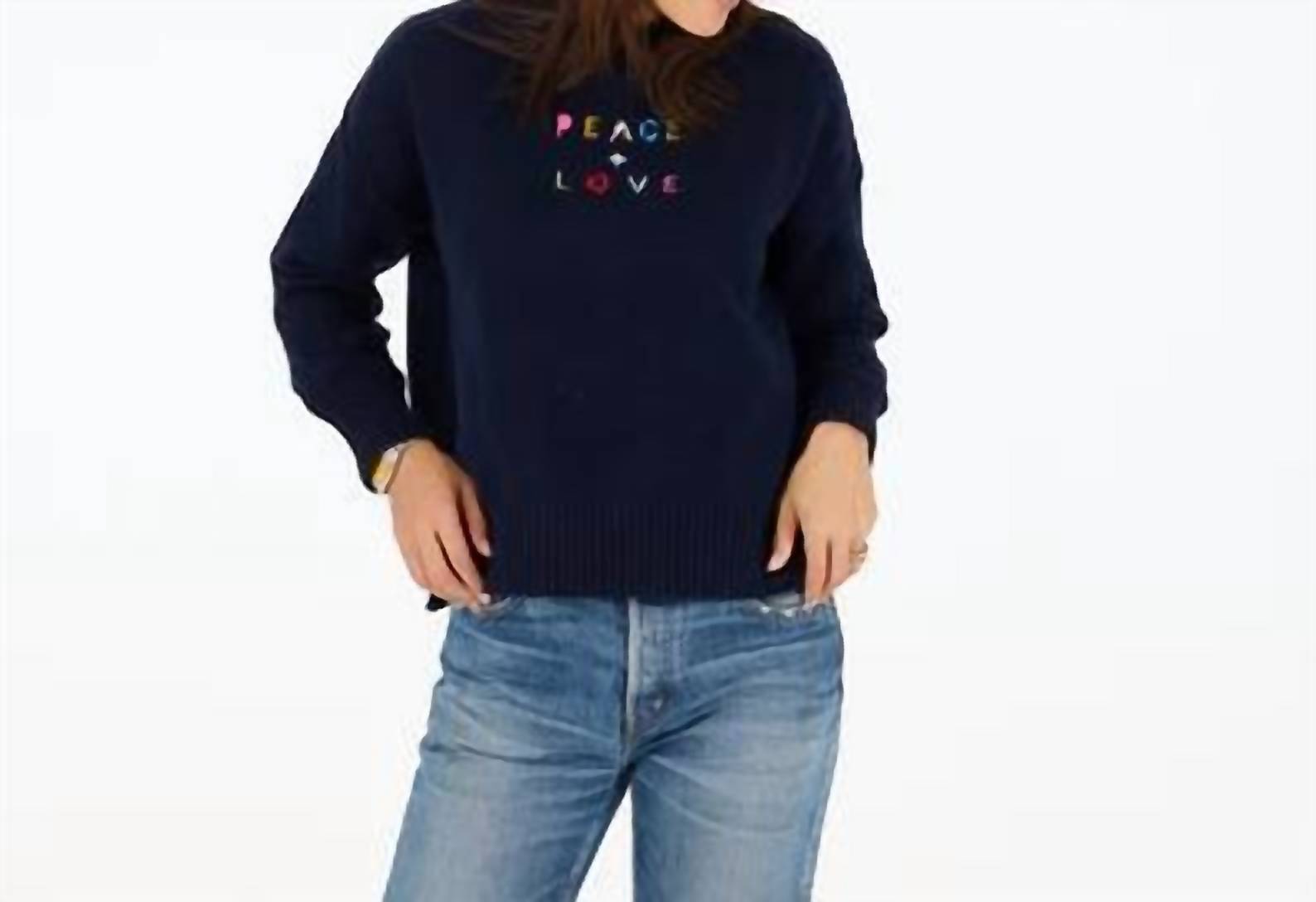 Kerri Rosenthal - Boyfriend Peace And Love Sweater