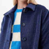 FRNCH Solar Coat in bleu marine - women's jacket - view 4