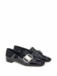 Salvatore Ferragamo Women's Vara Chain Loafers in black - women's flats - view 53
