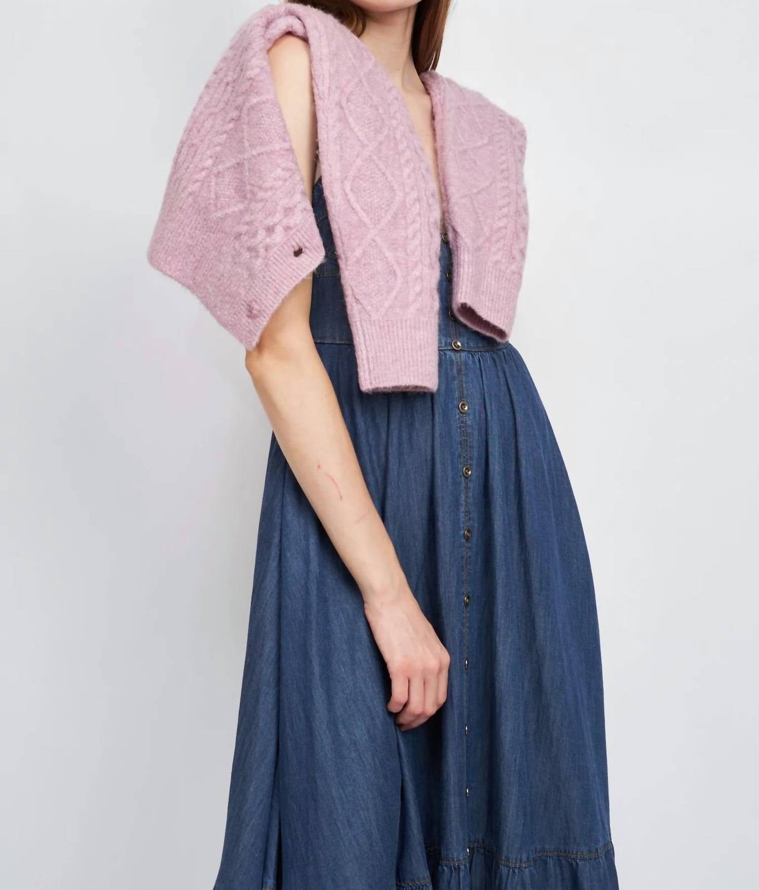En Saison - Sirka Puffed Sleeve Cardigan