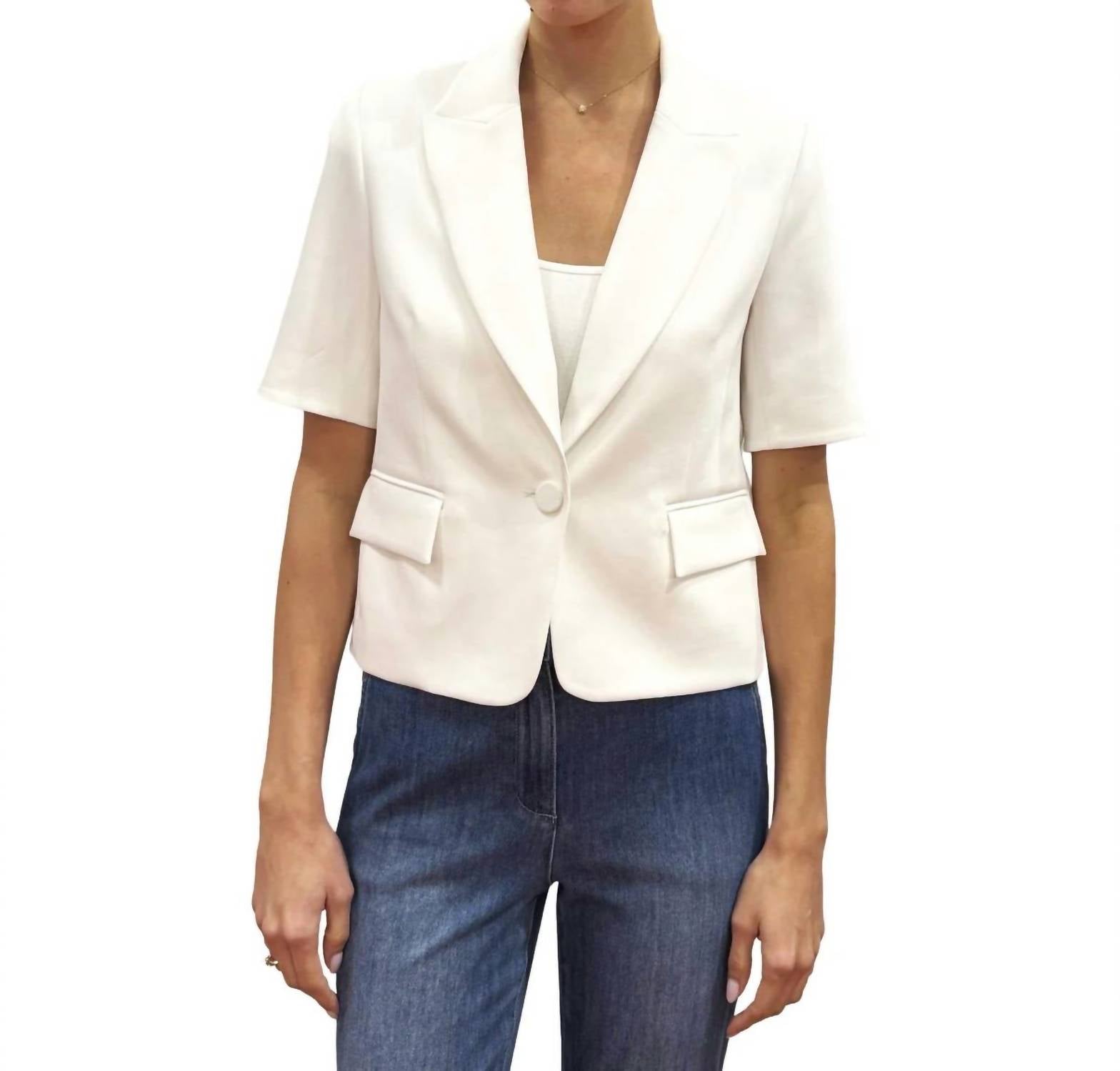 Drew - Jimena Short Sleeve Blazer
