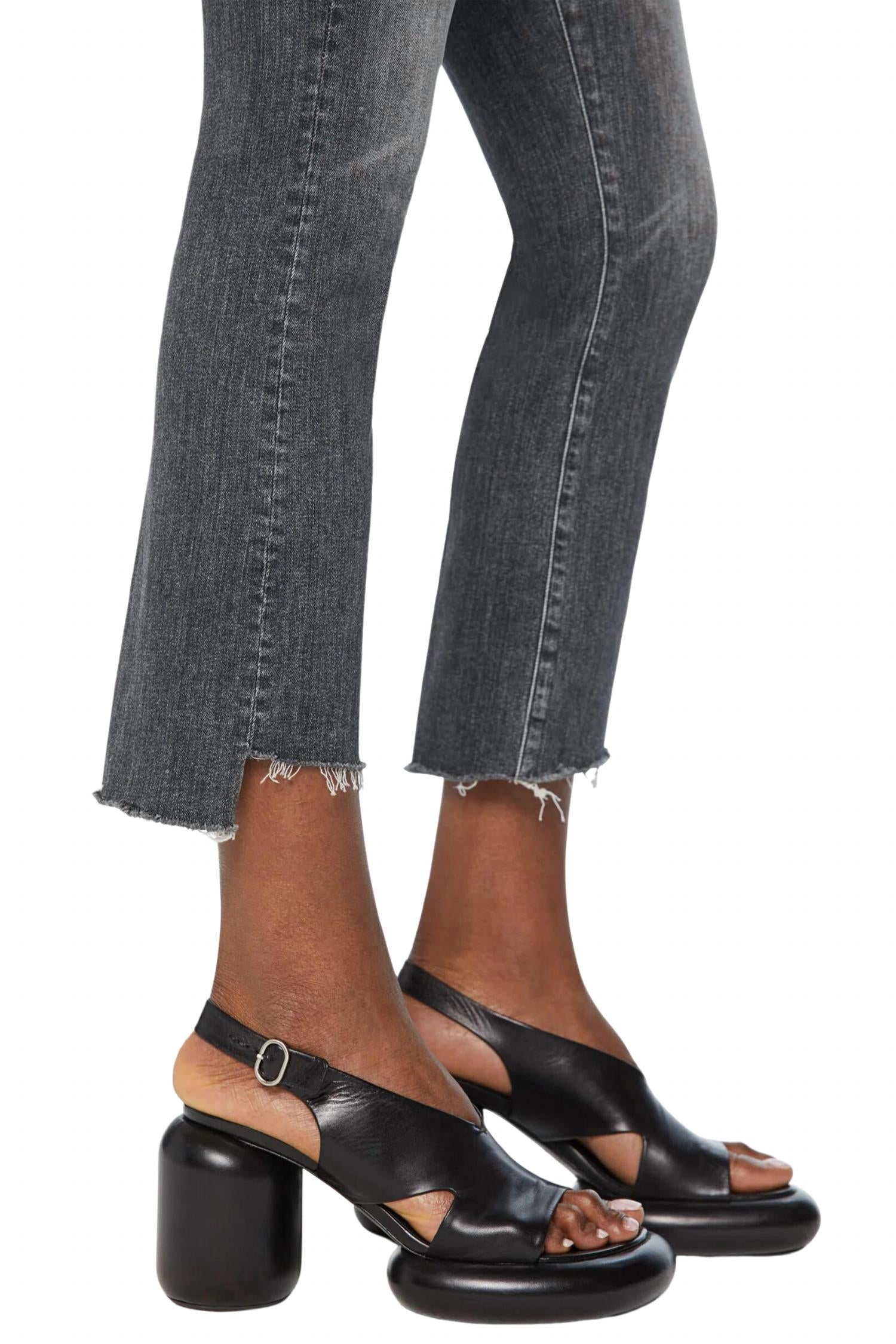 Mother - Insider Crop Step Fray Jean