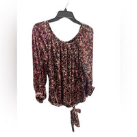 Vince Camuto - Floral Scoop Neck Blouse