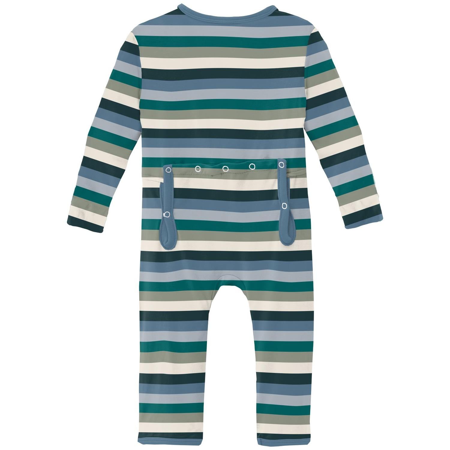 Kickee - Kids' Print Coverall with Snaps