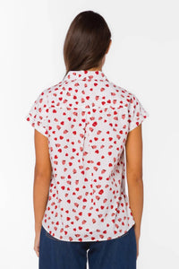 Velvet Heart - Strawberry Fields Button Up Shirt