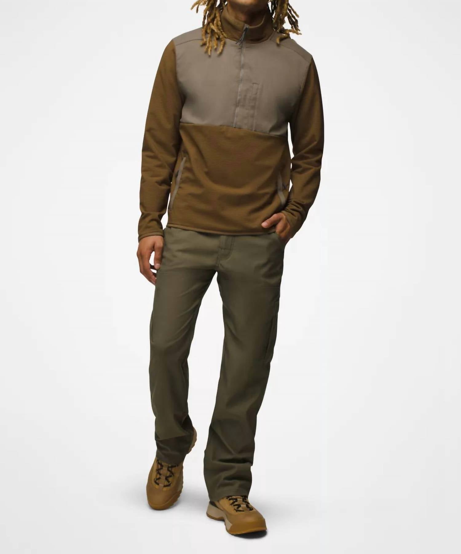 Prana - Gridlocked Fleece 1/2 Zip Sweatshirt
