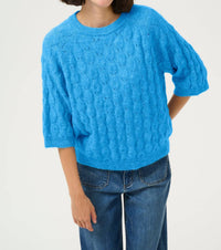 Kaffe - Malene Half Sleeve Round Neck Pullover Sweater