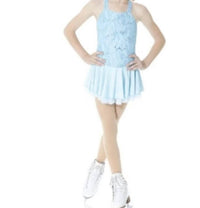 Mondor - Sequin Lace Cross Back Tank Skate Dress