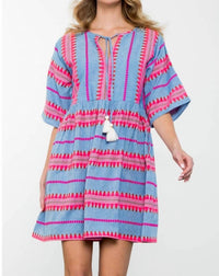 Thml - Gia Tassel Tie Pattern Knit Dress