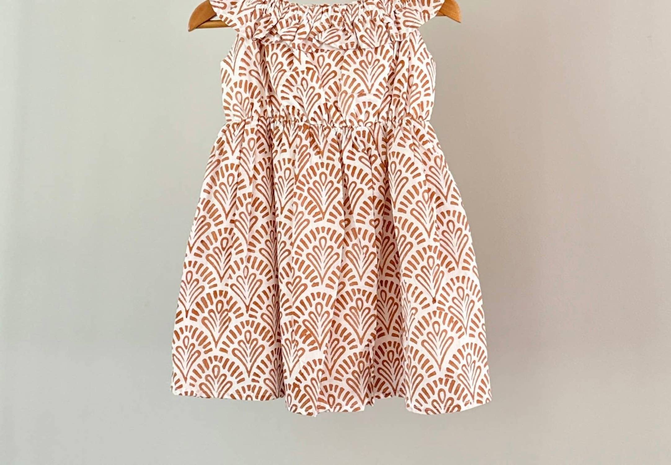 Meerahi - Block Printed Dress With Pocket