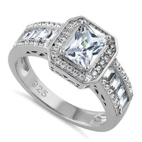 Starlette Women's Shelby Engagement Ring in silver - women's jewelry