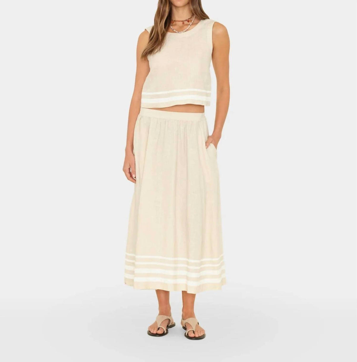 Xirena - Lucille Linen Skirt