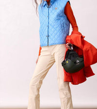 Powder Puff Collection - High Collar Boxy Quilted Vest