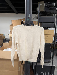 Aqua - RIBBED CASHMERE SWEATER