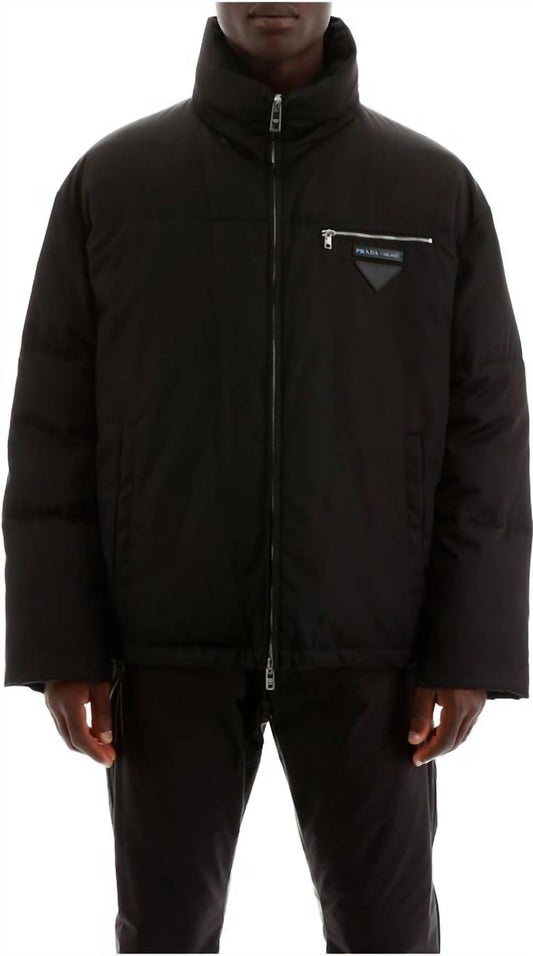 Prada - Puffer Jacket With Contrast Lining