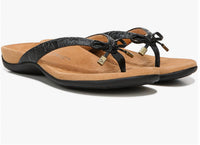 VIONIC Women's Rest Bella Slipper in black - women's shoe - detail view