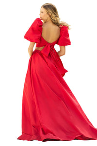 Sherri Hill - Two Piece Taffeta Gown